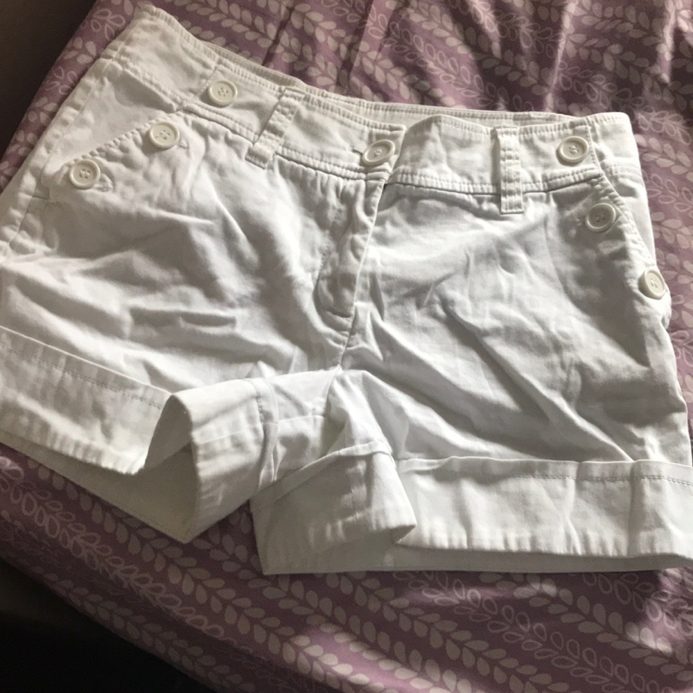 White H&M Sailor shorts